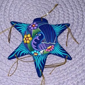 Ines Hecho En Mexico Peacock Ornament!